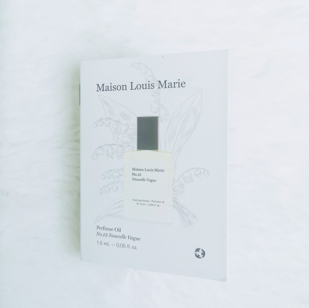 💮3/$35💮  Maison Louis Marie No.13 Nouvelle Vague Oil Sample
